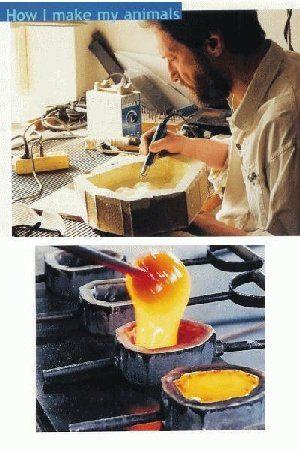 How Mats Jonasson sculptures are made.