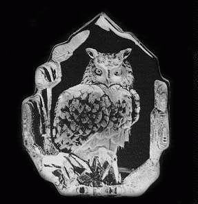 Mats JonassonCrystal Eagle Owl - MJ 33600