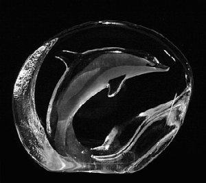 Mats Jonasson Crystal Dolphin 33523