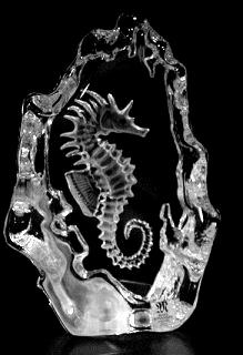 Mats Jonasson Crystal Sea Horse 33614