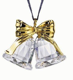 Ornament - Swarovski Classic Bells - Gold plated-Retired