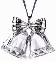 Ornament - Swarovski Classic  Bells - Rhodium - Retired