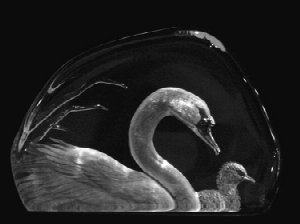 Mats Jonasson Crystal Swans 33314