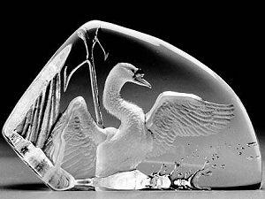 Mats Jonasson Crystal Swan 33704
