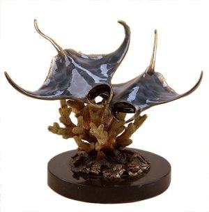 Manta Rays Duo Imperial Sculpture 30981 retired