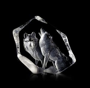 Mats Jonasson Pair of Wolves MJ 33723