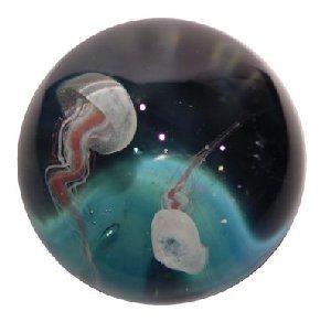 Jesse Taj Jellyfish Sphere Paperweight