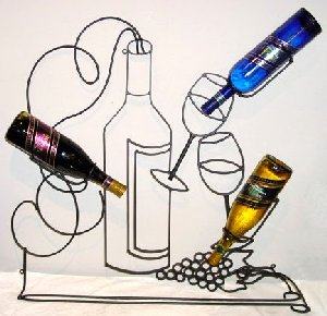 Functional Wine and Glass Rack