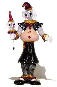 Stuart Abelman Jester Clown w/Stick, Ltd Ed.