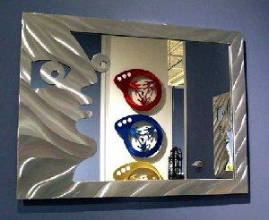 Cubist Girl Mirror - large custom size