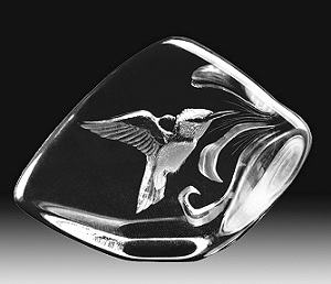 Mats Jonasson Crystal Hummingbird, Small - MJ 33641