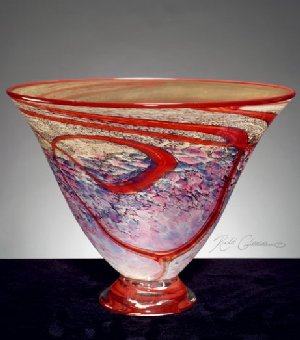 Lavender Sunrise Series - Large Bowl