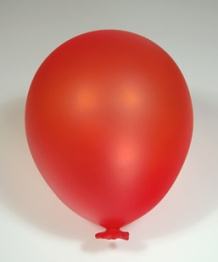 Rubino Glass Red Balloon Wall Sculpture
