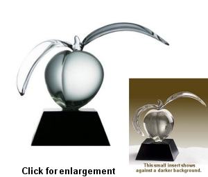 Frabel Studio Georgia on My Mind - Peach Glass Sculpture
