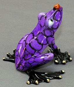 Purple 'Don't Bug Me' Frog by Barry Stein