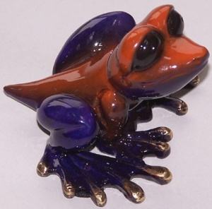Orange-Purple Dezerae Frog, small