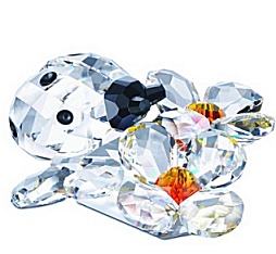 Swarovski Ladybug on Flower Swarovski - Archived Data