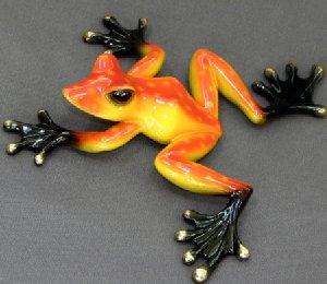 Fire Kookala Bronze Frog Sulpture by Barry Stein