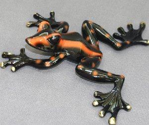 Black Kookala Bronze Frog by Barry Stein
