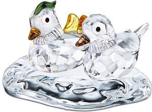 Swarovski Mandarin Ducks Crystal Figurines