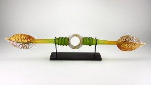 Lime/Topaz Austral Sculpture by Gartner and Blade