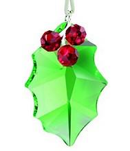 Holly Leaf Ornament, Swarovski