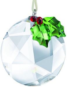 Swarovski Holly Window Ornament -Retired