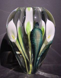 Calla Lily Vase, White