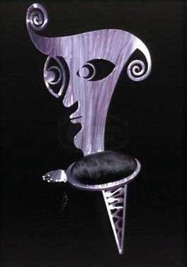 Beret Boy Chair (Cubist Boy))