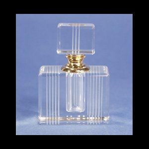 Crystal Perfume Bottle Clear 13cl