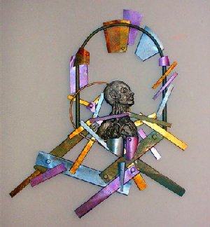 Anatomy Class Metal Wall Sculpture