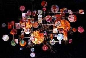 Confetti Metal Wall Sculpture