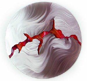 Fissure II Stainless Steel Wall Sculpture