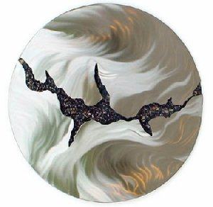 Fissure II Stainless Steel Wall Sculpture