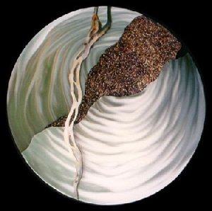 Sea Swirl Metal Wall Sculpture