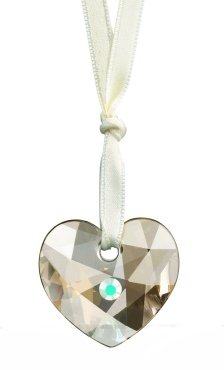 Swarovski My Heart 2007 Crystal - Silvertone - Retired