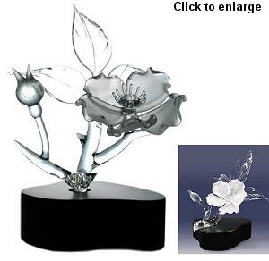 Frabel Studio Cherokee Rose Glass Sculpture - Special order
