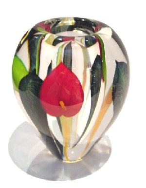 Calla Lily Vase, Red by Scott Bayless