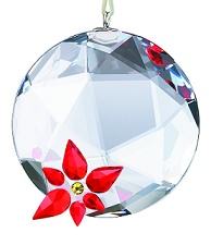 Swarovski  Poinsettia Window Ornament