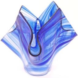 Serviente Glass Cobalt Vase, sm