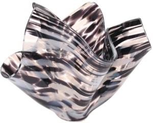 Serviente Glass Black Dap Vase medium