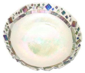 Serviente Glass Pearlescent Pi Bowl