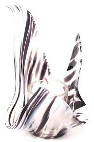 Serviente Glass Black Dap Tea Light