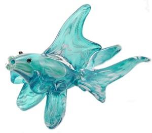 Blue-Aqua Fish by Bernadette North
