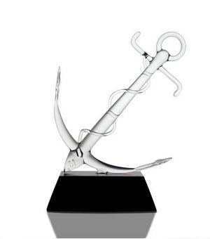 Anchor Glass Sculpture - Special order