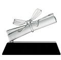 Diploma Glass Sculpture