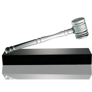 Gavel Glass Sculpture - Special Order