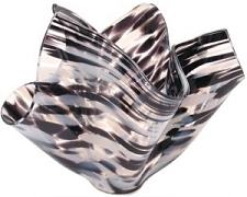 Serviente Glass Black Dap Vase small