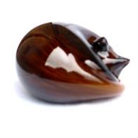 Brown with Black Ticking Sleeping Cat