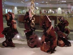 Redwood Abstract Sculptures by artist Daryl Stokes